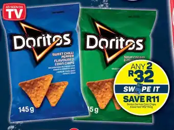 Pick n Pay Simba Doritos Corn Chips Assorted 145/150g offer
