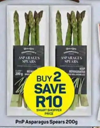 Pick n Pay PnP Asparagus Spears 200g offer