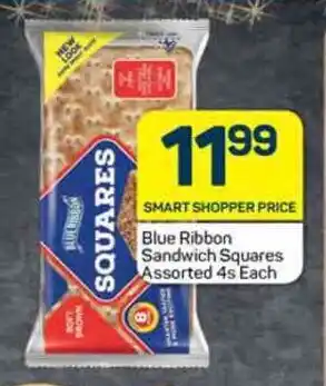 Pick n Pay Blue Ribbon Sandwich Squares Assorted 4s Each offer