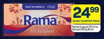 Pick n Pay Rama Original 70% Fat Spread 500g Brick offer