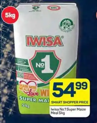 Pick n Pay Iwisa No.1 Super Maize Meal 5kg offer