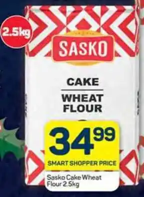 Pick n Pay Sasko Cake Wheat Flour 2.5kg offer