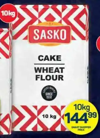Pick n Pay SASKO CAKE WHEAT FLOUR 10kg offer