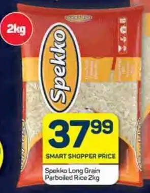 Pick n Pay Spekko Long Grain Parboiled Rice 2kg offer