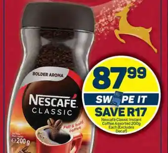 Pick n Pay Nescafé Classic Instant Coffee Assorted 200g Each offer