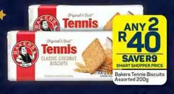 Pick n Pay Bakers Tennis Biscuits Assorted 200g offer