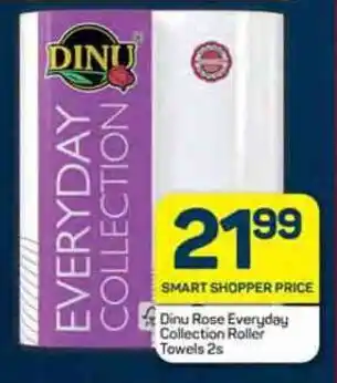 Pick n Pay Dinu Rose Everyday Collection Roller Towels 2s offer