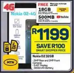 Pick n Pay Nokia 02 32GB offer