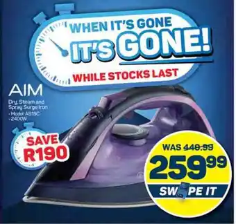 Pick n Pay AIM Dry, Steam and Spray Surge Iron offer