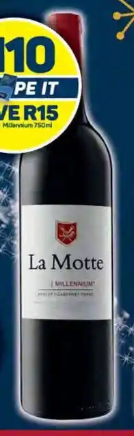 Pick n Pay La Motte Millennium 750ml offer