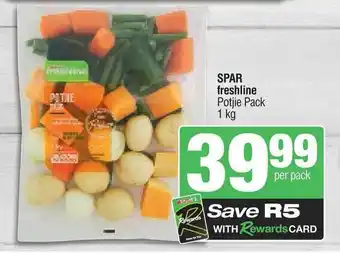 Spar SPAR freshline Potjie Pack 1kg offer