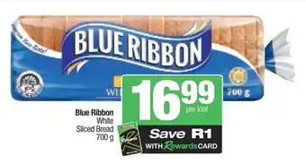 Spar Blue Ribbon White Sliced Bread 700g offer