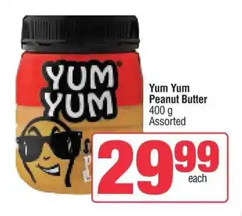 Spar Yum Yum Peanut Butter 400g Assorted offer