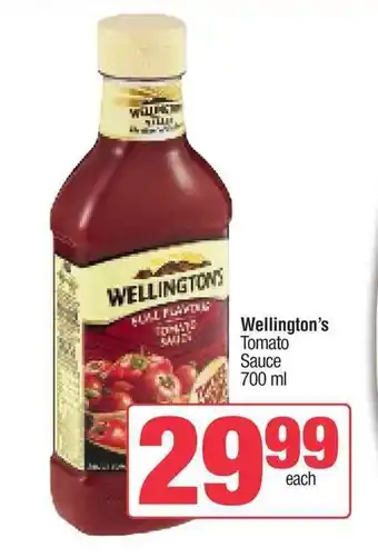 Wellington's Tomato Sauce 700 ml