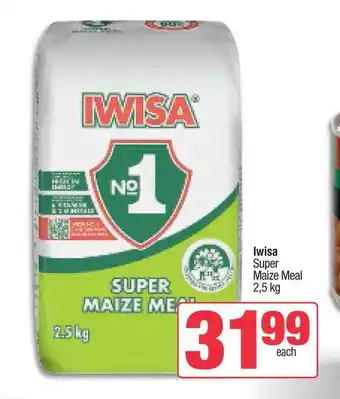 Spar Iwisa Super Maize Meal 2,5 kg offer