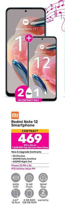 Game Redmi Note 12 Smartphone offer
