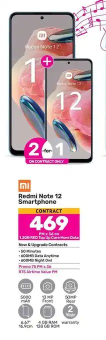 Game Redmi Note 12 Smartphone offer