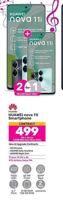 Game HUAWEI nova 11i Smartphone offer