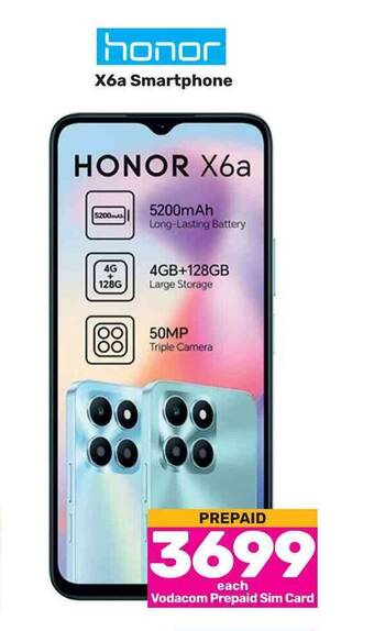 Game HONOR X6a Smartphone offer