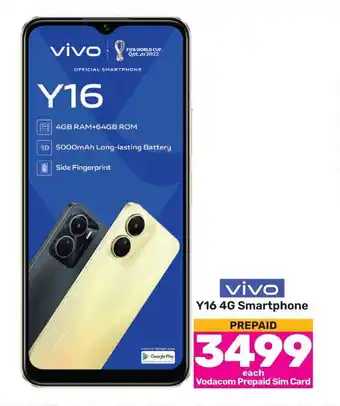 Vivo Y16 4G Smartphone