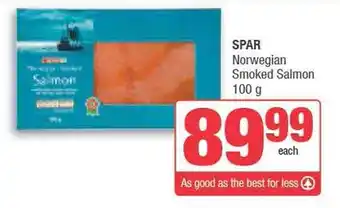 Spar SPAR Norwegian Smoked Salmon 100g offer