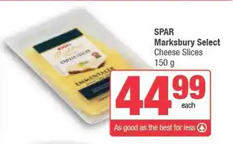 SPAR Marksbury Select Cheese Slices 150g