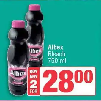 Spar Albex Bleach 750 ml offer