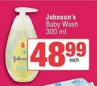 Spar Johnson's Baby Wash 300 ml offer