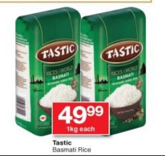 Checkers Tastic Basmati Rice 1kg offer