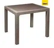 PROTEA SQR TABLE RATTAN CAPPUCCINO