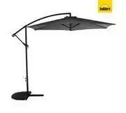 Builders Warehouse Design House LET00016 Cantilever Umbrella Only - Dark Grey (3000 x 3000 x 2650mm) offer