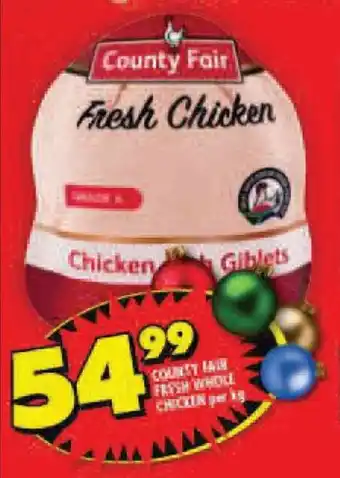 Shoprite County Fair Fresh Whole Chicken offer