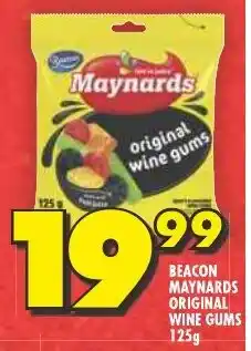 Shoprite BEACON MAYNARDS ORIGINAL WINE GUMS 125g offer