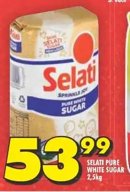 Shoprite SELATI PURE WHITE SUGAR 2,5kg offer