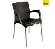 Builders Warehouse Napoli CH-TSST-BK-OD-B Arm Chair - Black (880 x 770 x 940mm) offer
