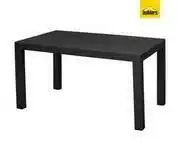 Builders Warehouse ELITE 6-SEATER TABLE BLK offer
