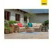 Builders Warehouse Design House 3 Piece Sicily Conversation Set - Natural (1600 x 2500 x 780mm) offer