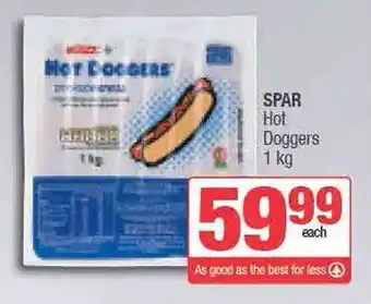 Spar SPAR Hot Doggers 1 kg offer