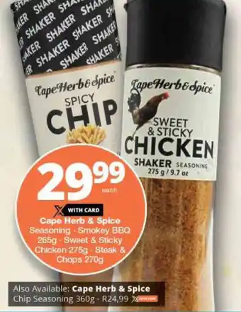 Checkers Cape Herb & Spice Seasoning offer