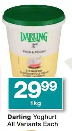 Checkers Darling Yoghurt All Variants Each offer