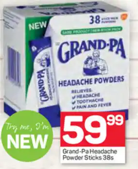 Pick n Pay Grand-Pa Headache Powder Sticks 38s offer