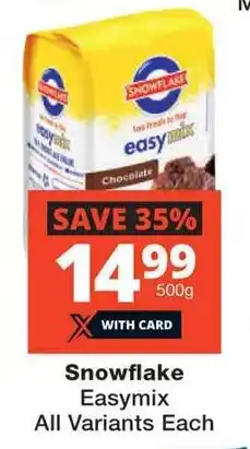 Checkers Snowflake Easymix All Variants Each offer