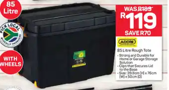 Rough Tote 85 Litre