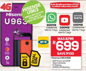Pick n Pay Hisense U963 8GB offer
