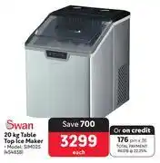Makro Swan 20kg table top ice maker sim02s offer
