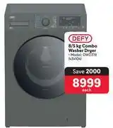 Makro Defy 8/5kg combo washer dryer offer