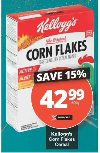 Checkers Kellogg's Corn Flakes Cereal offer