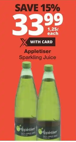 Checkers Appletiser Sparkling Juice offer