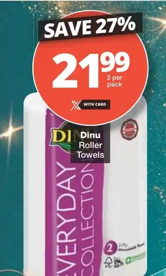 Checkers Dinu Roller Towels offer