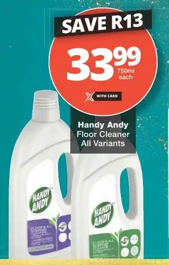 Checkers Handy Andy Floor Cleaner All Variants offer